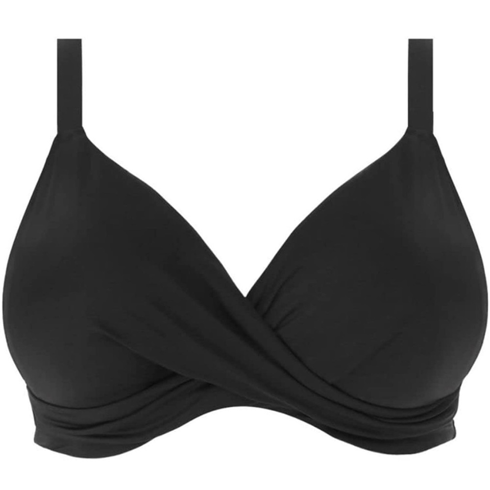 Elomi Women's Magnetic Underwire Wrap Plunge Bikini Swim Top ES7193